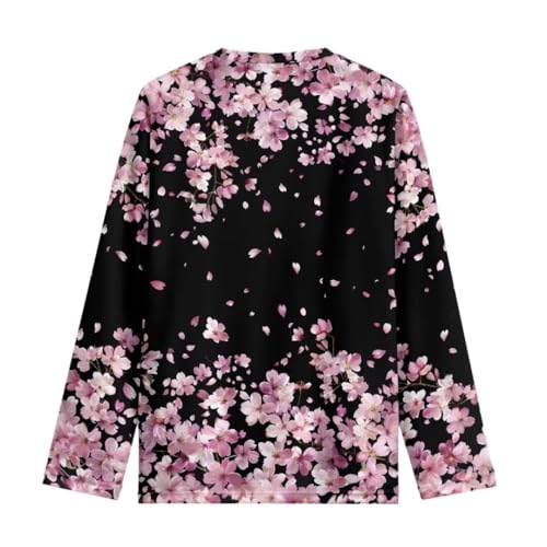 Image of Long Sleeve Shirts for Girls Winter Tops 3-16t Cartoon T Shirts for Fall Clothes