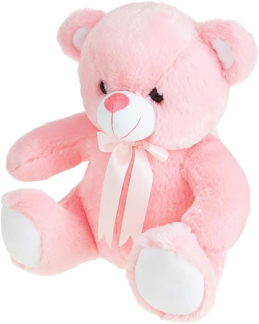 Storio Toy Cute Huggable Teddy Bear | 30 cm | Plushie Soft Toys for Kids | Plush Soft Toys for Baby Boys and Girls Kids - Pink | Best Gift