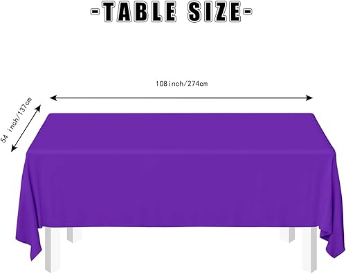 Miniatura 2 de HEIPINIUYE Paquete de 3 manteles color verde salvia de 54 x 108 pulgadas, manteles de plástico desechables para fiestas, cumpleaños, campamento,