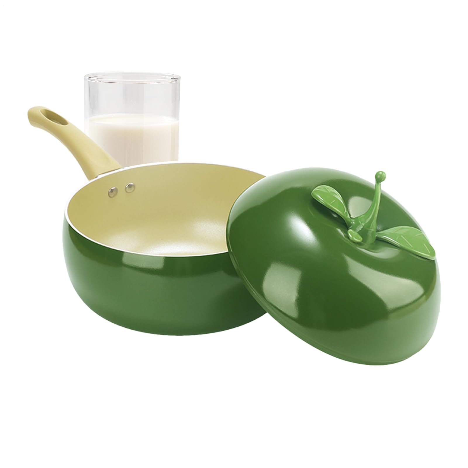 Pentola Per Sugo Con Coperchio Pratico, Multiuso, Antiaderente, Fruttiforme | Pentola E Padella Adatte All'Induzione Ideale Per Pasta, Zuppa, Spaghetti, Uso In Cucina Domestica E Ristorante