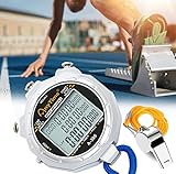 ⏰【Usos múltiples】 Función de temporización, función de alarma, función de reloj, metrónomo para entrenadores deportivos, árbitros, atletas, jugadores de fútbol, corredores, etc. Puede satisfacer todas sus necesidades básicas.