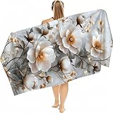 【SERVIETTE DE PLAGE TAILLE】: Cette serviette de plage mesure 75x150cm, Impression délicate aux couleurs vives. Lavable plusieurs fois. Après la baignade, Vous pouvez l'utiliser comme serviette de bain pour vous sécher et vous envelopper. Classique et durable