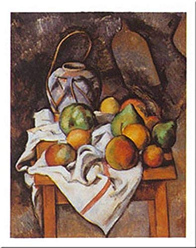 Le Vase Paille' by Paul Cezanne 31 X 24 Art Print Poster