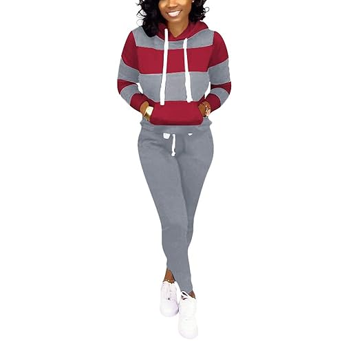 Nimsruc Two Piece Outfits For Women Jogging Suits Casual