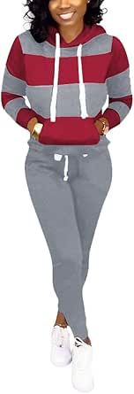 Nimsruc Two Piece Outfits For Women Jogging Suits Casual