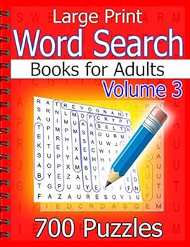Paperback Large Print Word Search Books for Adults Volume 3: 700 Puzzles Book