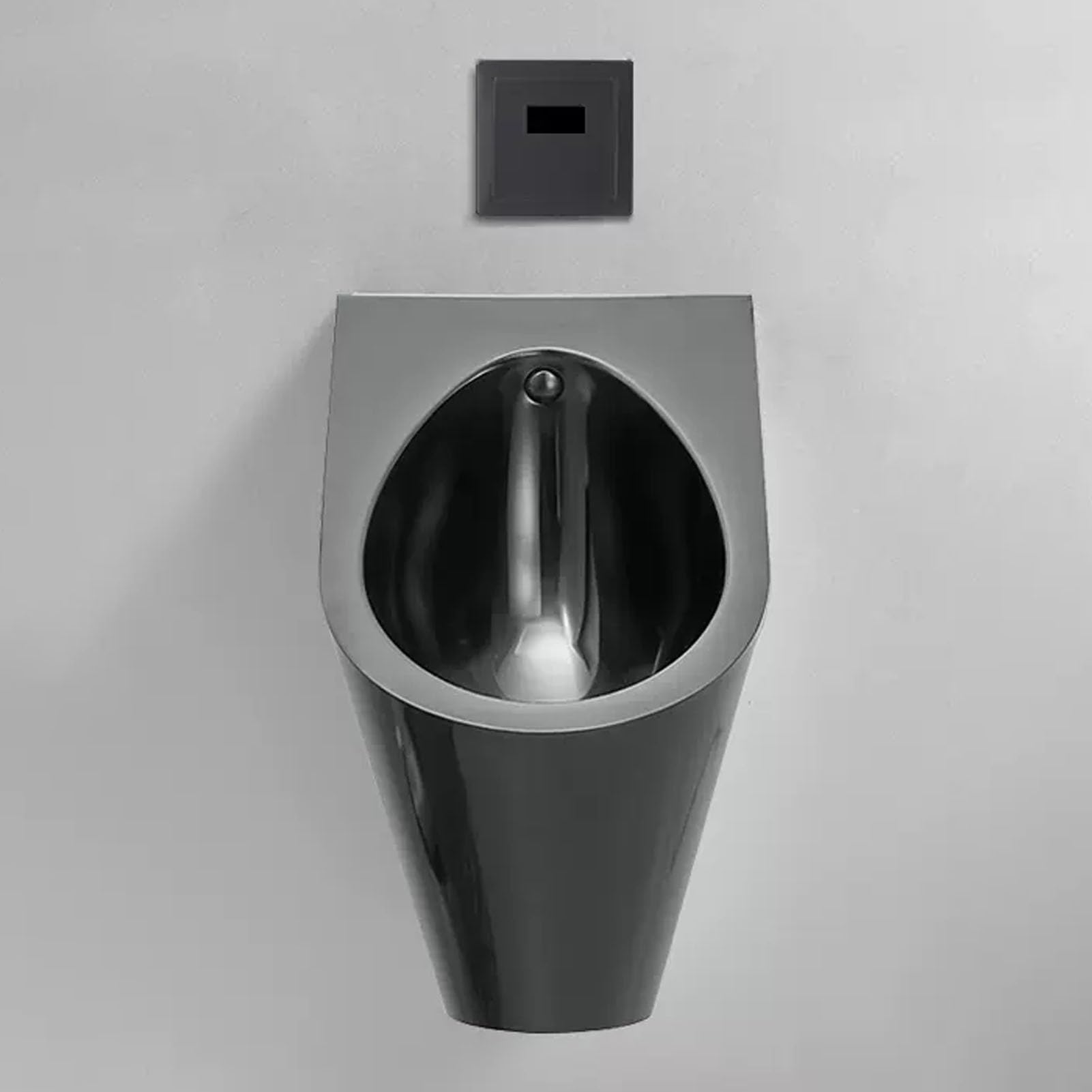 GTHTUHFD Urinal Troughs,304 Stainless Steel Urinal, Men'S Urinal Troughs With Sensor Flush Valve, Wall-Hung Urinal, Commercial Residential Washout High-Efficiency Urinal, For
