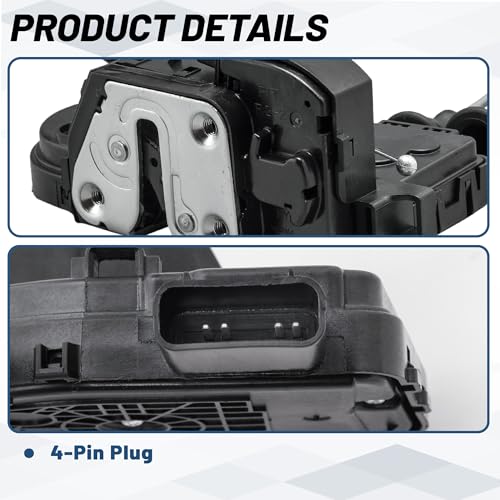 Image of KELOKE Door Latch Lock Actuator Compatible with Hyundai Sonata 2011 2012 2013 2014 2015, Front Right Passenger Side, Replace# 81320-3S020, 813203S020