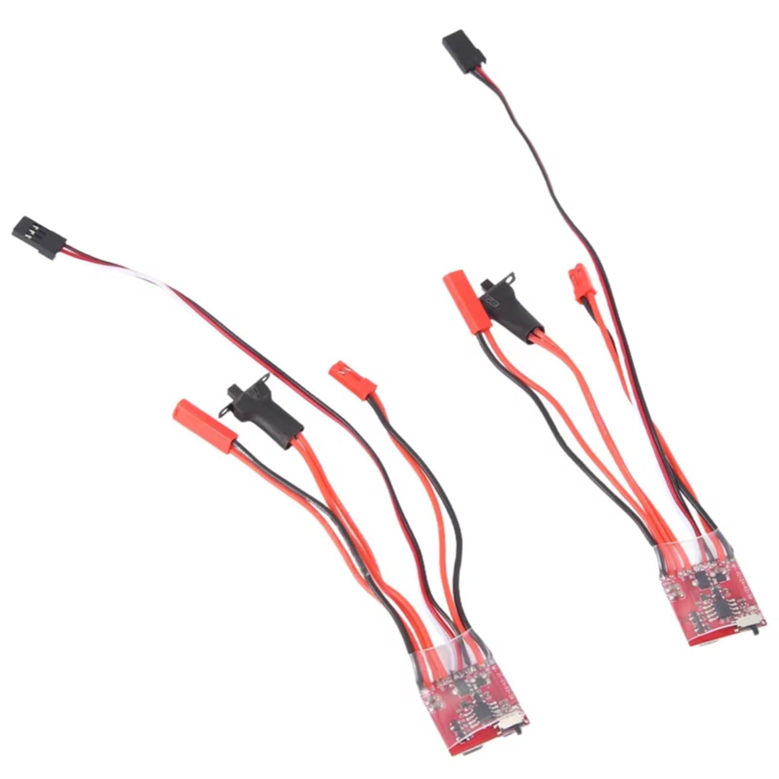Veicolo ESC RC Per 1/16 1/18 1/24 30A 2 Pezzi RC Auto Per Carro Armato Pratico ESC Avanti Retromarcia Spazzola Freno Doppio Modo ESC Regolatore Velocità Motore Parti