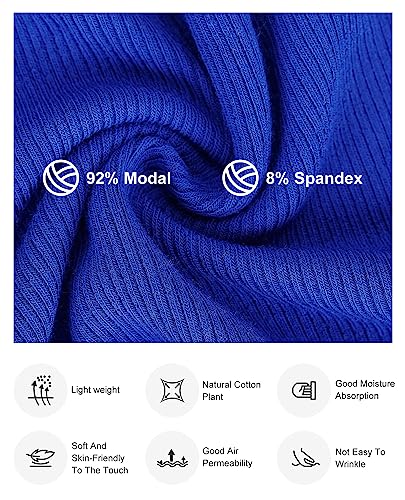 Image of Popilush Cocktail Dresses for Women Built in Shapewear Bra 8 in 1 Square Neck Mini Slit Party Summer Dress