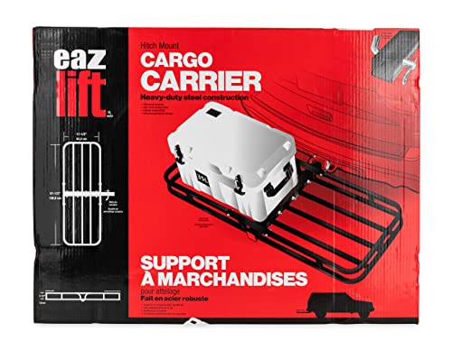 Eaz-Lift Heavy Duty Hitch Mount Cargo Carrier-Mounts To Any 2"Hitch Receiver For Extra Storage Space|Mount Onto Your Rv,Suv,Jeep,4X4,Truck, Car |500 Lb. Capacity|Measures 51 ½" X 17 ½" X 3 ¼"-(48475) #TOP7