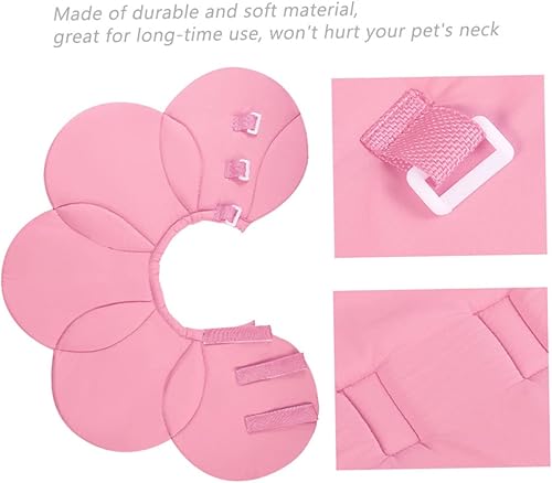 Miniatura 9 de NOLITOY Gargantilla de flores, collar de flores, collares para cachorros, collar para perros y mascotas, collar isabelino para mascotas, collar para