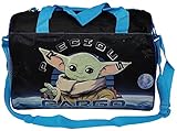 Disney Star Wars Small Duffel Bag Travel Carry-On Mandalorian Baby Yoda Grogu