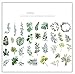 Produktbild BLOUR 3 Stück/Los Grüne Blätter Journal Dekorative Aufkleber Set Scrapbooking Stick Label Tagebuch Briefpapier Album Aufkleber