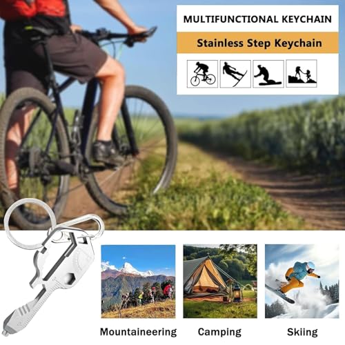 24-in-1 Stainless Steel Keychain Multi Tool with Bottle Opener - Image 5