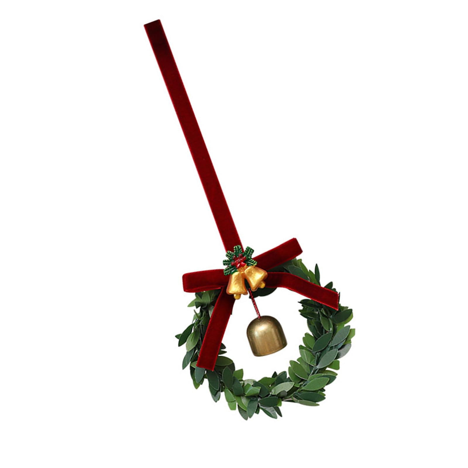 carotoe Sturdy Christmas Bells Ornament Stylish Christmas Bells Hanging Decoration for Tree and Door During