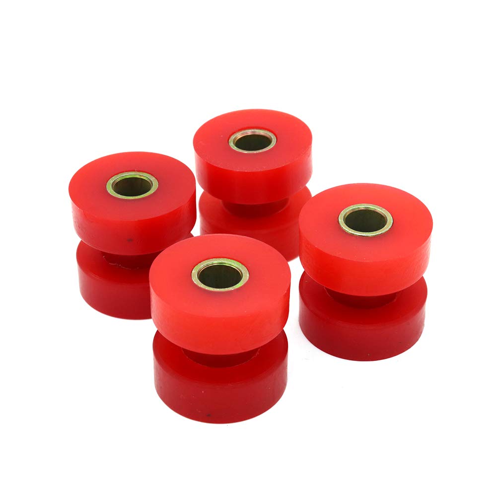 Royal Sun 4 Pack 90.9053R Poly Exhaust Bracket Bushing Kit Set Rubber Muffler Mounts Accessories Compatible with Peterbilt 357 375 377 379 385 Heat