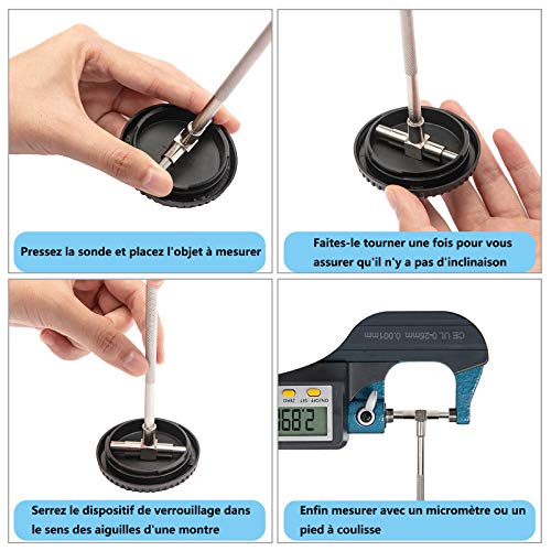 Beslands Telescopic Gauge Set 6 Pcs - Adjustable Inner Diameter 8-150 mm T-Bore Hole Gauges Measuring Tool 5 Beslands Telescopic Gauge Set 6 Pcs - Adjustable Inner Diameter 8-150 mm T-Bore Hole Gauges Measuring Tool - Image 5