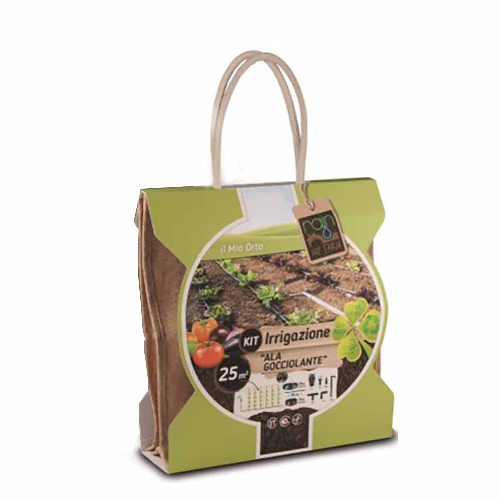 Kit Rain irrigazione ala gocciolante orto 25mq con ala gocciolante giardino piante orto