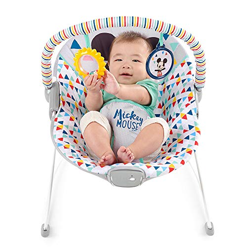 Transat bébé Disney Mickey Mouse Bright Starts à vibrations apaisantes