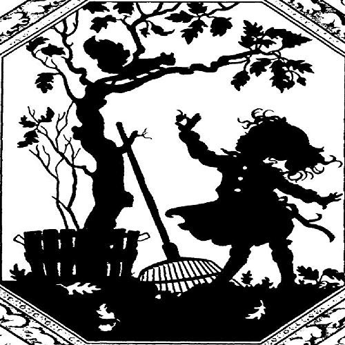 Ornements de Sol pour Pelouse et Cour : Statue Silhouette de Conte de Fées WXKAGF