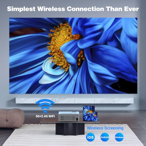 Projecteur de cinéma pour smartphone : synchronisation WiFi sans fil - 3