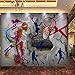 Produktbild Wandbilder Benutzerdefinierte 3D Tapete 3D Handgemalt Basketball Tooling Hintergrund Wand Lobby Tapete Benutzerdefinierte Wohnzimmer Studio Wandbild-350X250Cm,Wandbild