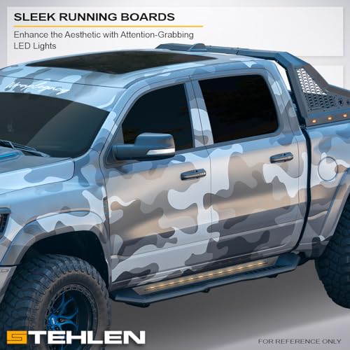 Estribos LED secuenciales para Chevy Silverado 2007-2018 miniatura 4