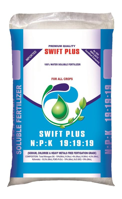 NPK 19-19-19 Swift Plus Fertilizer (1 kg, Powder) (B0D96BBTNS) Amazon Price History, Amazon Price Tracker