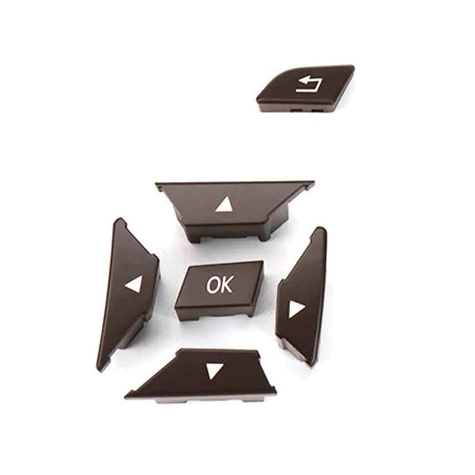 Bouton volant Benz W204 marron pour réparer vos commandes usées