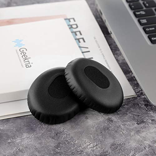 Almohadillas de repuesto Geekria compatibles con auriculares Bose On-Ear OE, OE1 y QuietComfort 3 (QC3), cojines para orejas, piezas de reparación (negro) miniatura 4
