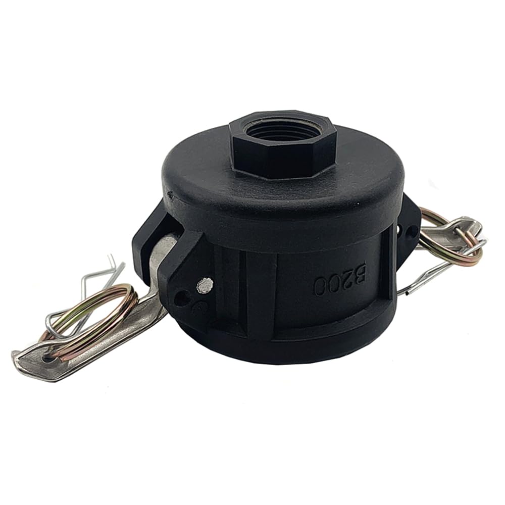 Inner Female Head, Tank Drain Adapter, 2" to 3/4" Hose Conversion Adapter, Water Hose Adapter, IBC Tote Fittings, Cam Lock with Garden Hose Fittings, for Garden Hose Water Storage Tank Drain Faucet