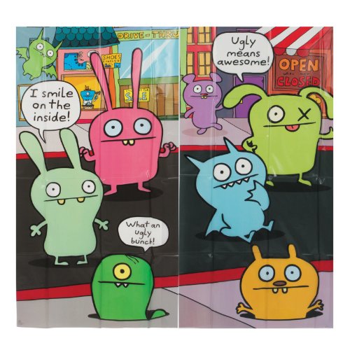 Uglydoll mur kit décoration Amscan 209954 grand format plastique