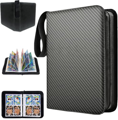 La mejor selección de Carpetas de dibujo los preferidos por los clientes. 48 Álbum de Cartas, Álbum de Tarjetas, Carpeta de Tarjetas, Capacidad para Hasta 400 Tarjetas con 50 páginas extraíbles, organizador de almacenamiento de carpetas de libros para...