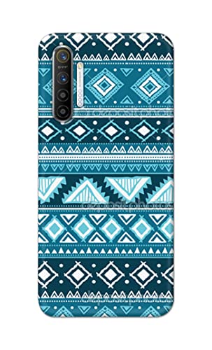 Image of PRINTFIDAA Coloured Tribal Pattern Hard Back Cover for Realme XT /Realme X2 Back Cover -(P6) KAT1008