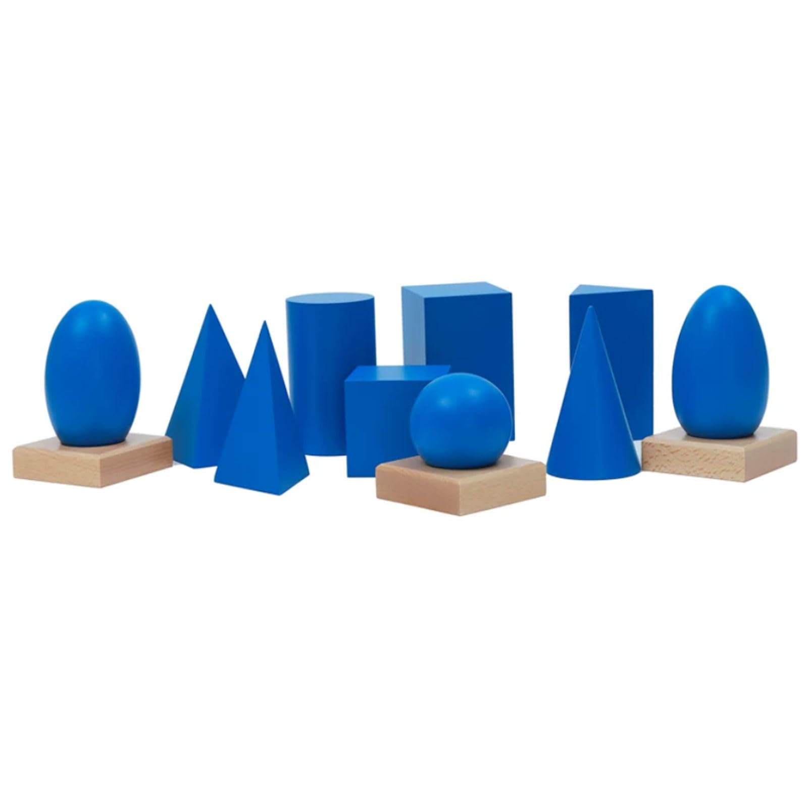 Ttnmrc A Montessori Wooden Geometric Solids | Tactile Mystery Bag Shape Game | Kids Early Geometry Sensory Educational Toy,