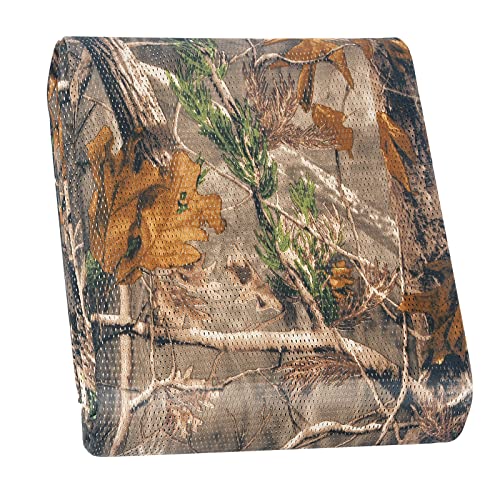 Camohute Camo Netting, Camouflage Netting, Quiet Mesh Sunshade, Fence Canopy Nets, See Through, Lightweight, Great for Concealment, Hunting, Shooting, Tree Stand, Car Cover, Photography, Decoration