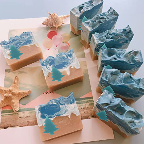 3D Christmas Tree Long Tube Silicone Mold 12'' Soap Candle Embed Molds Pine Tree Column Fondant Chocolate Candy Mousse Jelly Mould Soap Dessert Making Supplies Cake Decoration #TOP5