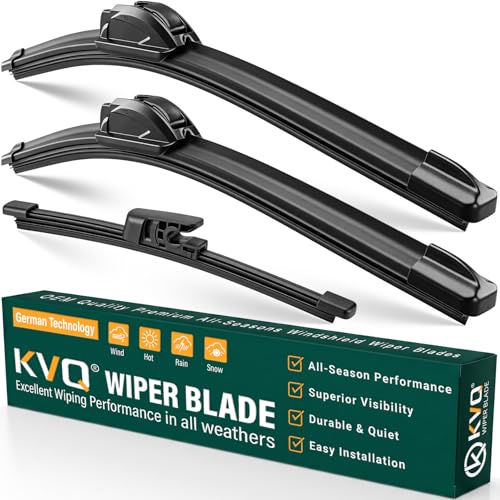 Image of Windshield Wiper Blades Replacement for Hyundai Veloster 2012-2016 2017 | Original Equipment Replacement Front Rear Wipers Blade Set - 26 inch+18 inch+8 inch (Set of 3) U /J Hook