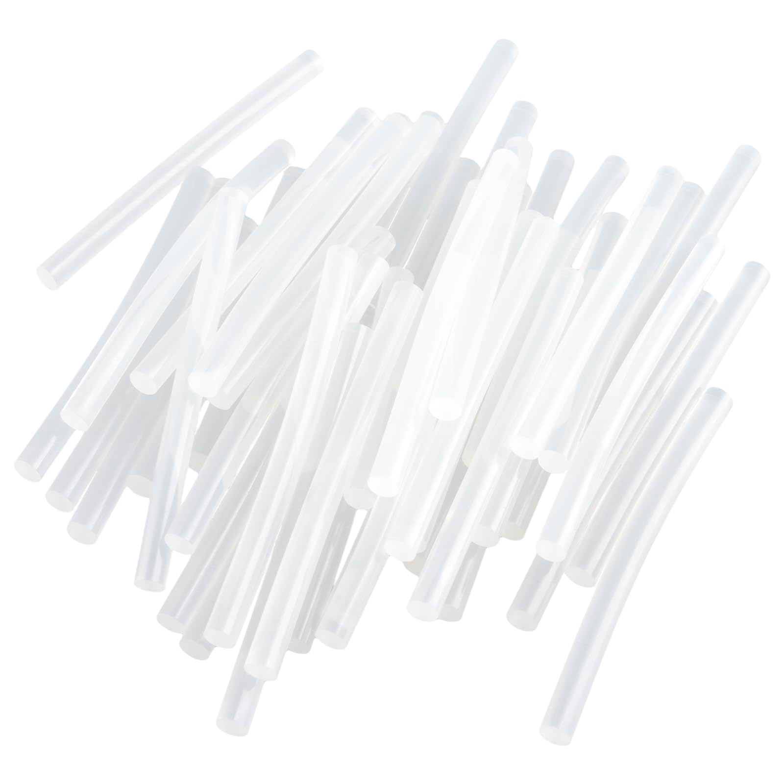 KEILEOHO Lot de 800 bâtons de colle 7 mm x 100 mm, bâtons de colle transparente à chaud pour bricolage, art, travaux manuels
