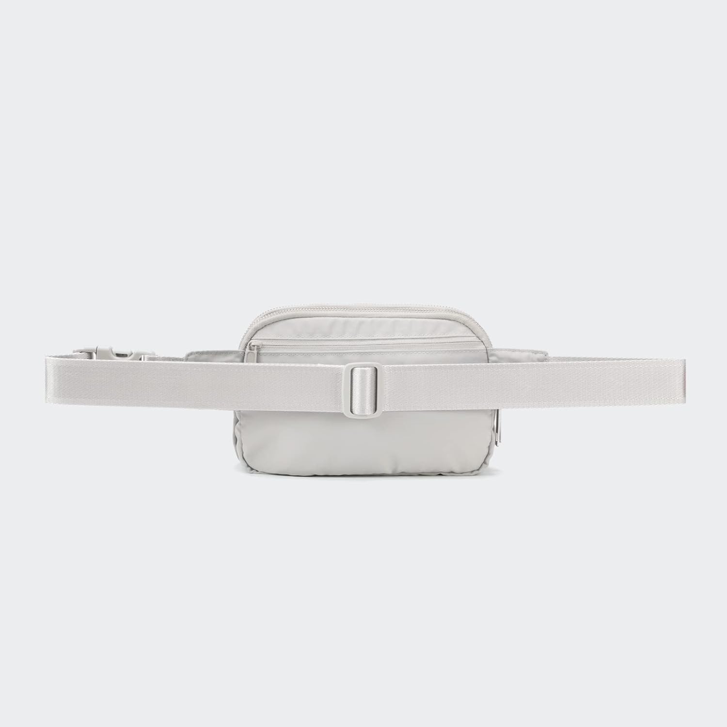 Pander Everywhere Belt Bag for Women, 5 Zipper Pockets Nylon Crossbody Fanny Pack Purse (Seal Grey) - Image 7