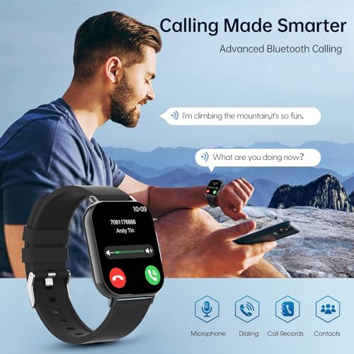 Image of SHKOD Watch1 Pro 1.83 inch HD Display Smart Watch with Bluetooth Calling, AI Voice Assistance, 100 Sports Modes IP67 Rating Fast Charging 240 * 286 Pixel High Resolution (Black)