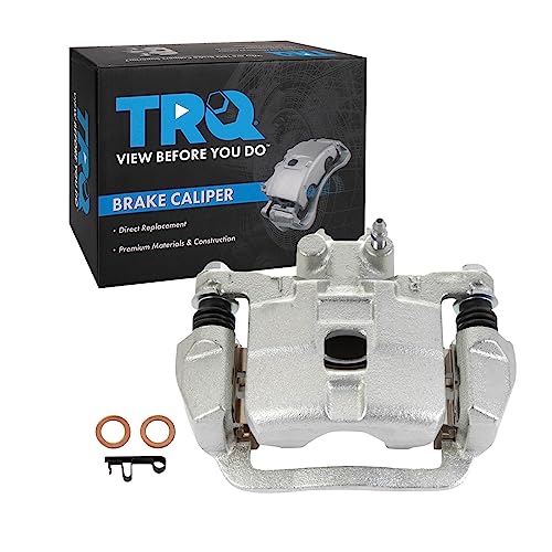 Image of TRQ Rear Right Brake Caliper w /Bracket Passenger Side