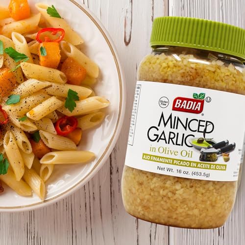 Badia Minced Garlic in Olive Oil, 16 oz – Fresh Minced Garlic, Bold Flavor for All Purpose Cooking, Gluten Free - Image 5