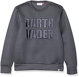 Neopren Sweatshirt von LEGO Wear mit Darth Vader Schriftzug vorne und Dath Vader Motivdruck auf der Rückseite.