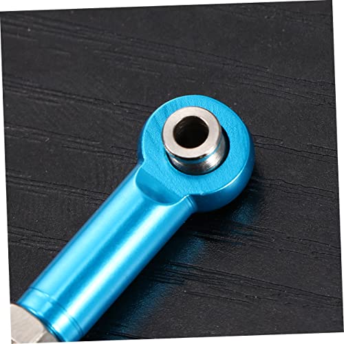 6 piezas de tensor de varilla de aluminio para camión buggy, partes de mejora, fácil instalación, compatible con Epxhsp Racing Hpi, color azul miniatura 6