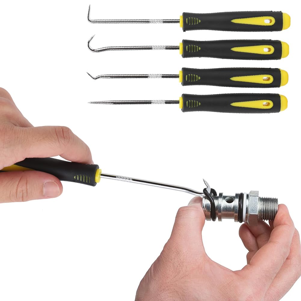 Jeu D'outils De Crochetage Pour Automobile - 4 Crochets (droit, 90°, 135°, Complet) - Longueur 150 Mm - Pour Démontage - 2