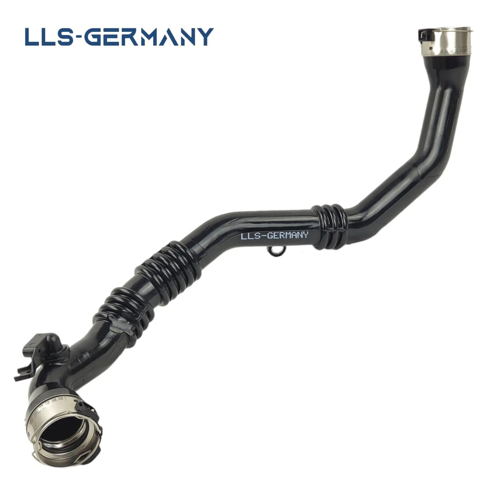LLS-GERMANY Tubo Turbo compatible con Dacia Duster (HS), 1.5 dCi, 90 PS, 144608527R, 144 608527R, conexión original HENN