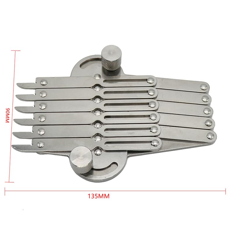 Equal Space Divider Woodworking Tool Dovetail Woodworking Ruler,Dovetail Tool,High Precision Hand Ruler,Uniform Scale‌