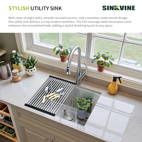 Commercial Stainless Utility Sink